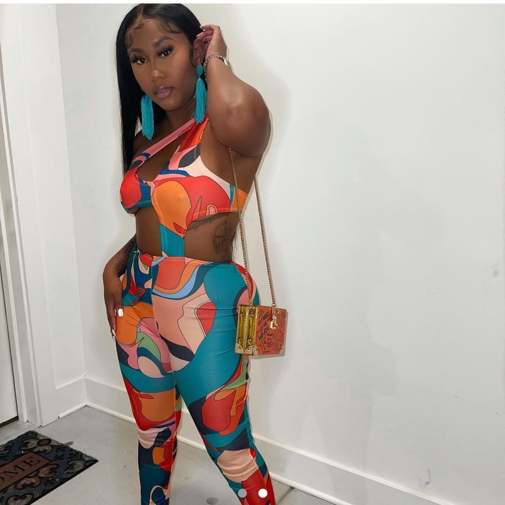 Abstract jumpsuit